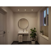 LED Einbauleuchte Nova Plus GU10 Flat IP65 93mm 4,9W 550lm 230V dimmbar 2700K Weiß matt