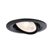 LED Einbauleuchte Nova Plus GU10 Flat IP65 93mm 3x4,9W 3x550lm 230V dimmbar 2700K Schwarz matt