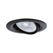 LED Einbauleuchte Nova Plus GU10 Flat IP65 93mm 3x4,9W 3x550lm 230V dimmbar 2700K Schwarz matt