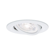 LED Einbauleuchte Nova Plus GU10 Flat IP65 93mm 4,9W 550lm 230V dimmbar 4000K Weiß matt