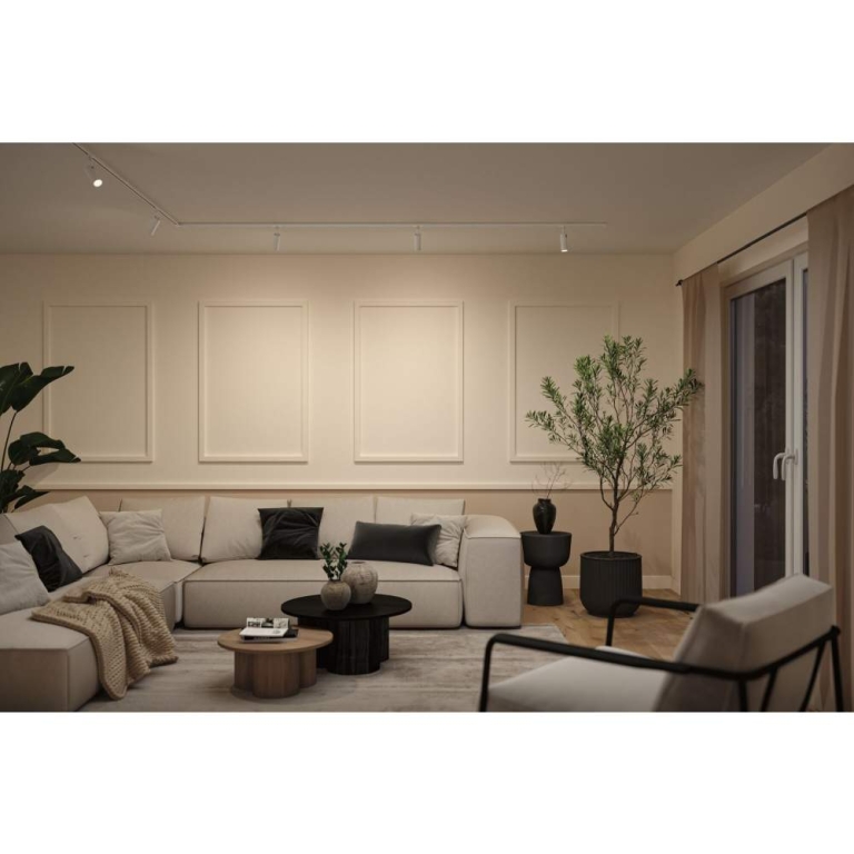 Paulmann URail Schienenspot 3-Step-Dim Tubo Einzelspot  320lm 4W 2700 - 4000K dimmbar 230V Signalweiß