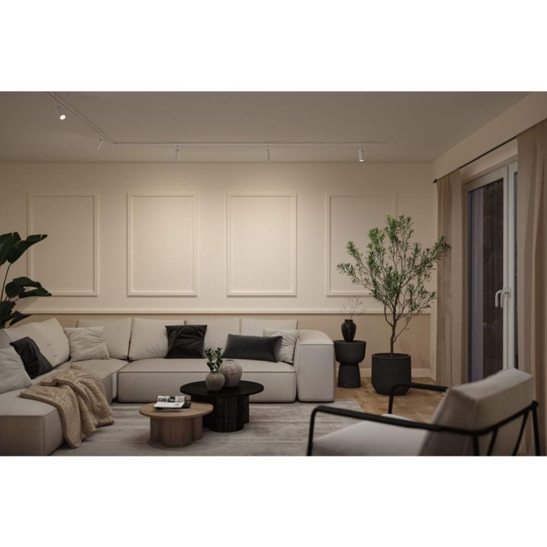 Paulmann URail Schienenspot Tubo Einzelspot  320lm 4W 2700 - 4000K  230V Signalweiß