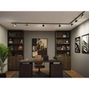 URail Schienenspot Circle  160lm 5W 2700 - 4000K dimmbar 230V Schwarz matt