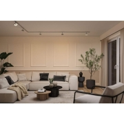 URail Schienenspot Circle  220lm 5W 2700 - 4000K dimmbar 230V Chrom matt