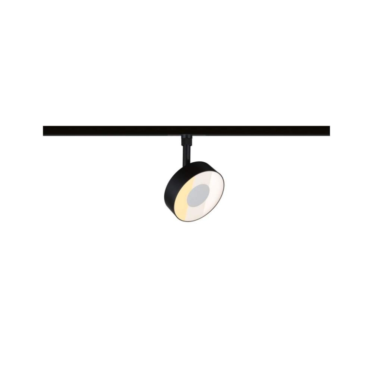 Paulmann URail Schienenspot 3-Step-Dim Circle  180lm 5W 2700 - 4000K dimmbar 230V Schwarz matt