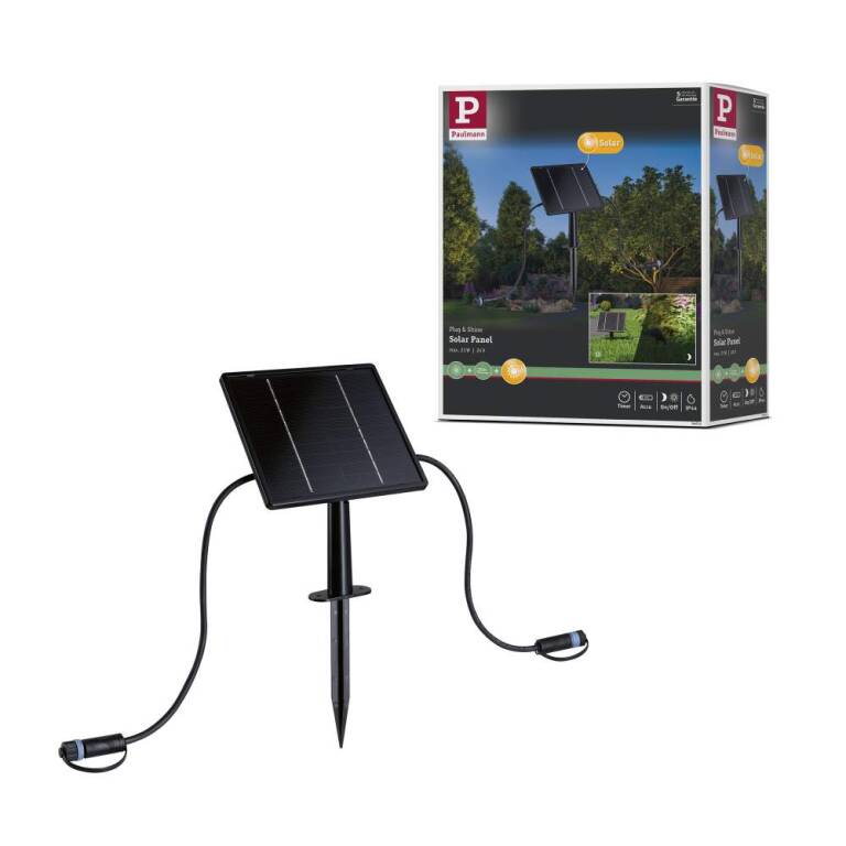Paulmann Plug & Shine Solarpanel IP44 24V max. 21W Anthrazit
