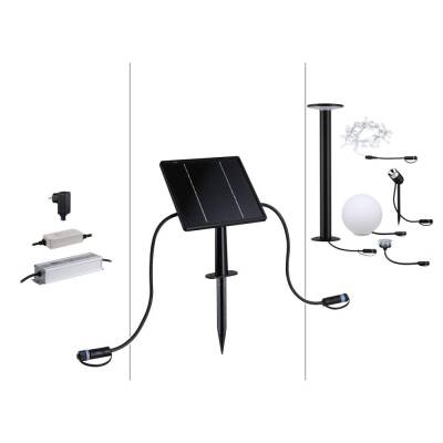 Paulmann Plug & Shine Solarpanel IP44 24V max. 21W Anthrazit