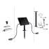 Plug & Shine Solarpanel IP44 24V max. 21W Anthrazit