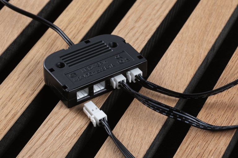 Paulmann LED Strip Akkustik Paneel Basisset 2,4m RGB Schwarz