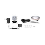 LED Strip Akkustik Paneel Basisset 2,4m RGB Schwarz