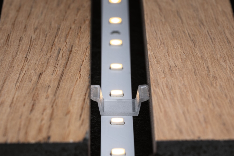 Paulmann LED Strip Akkustik Paneel Basisset 2,4m 3000K Schwarz