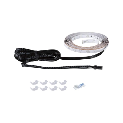 Paulmann LED Strip Akkustik Paneel Erweiterung 2,4m RGB Schwarz