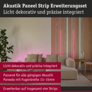 LED Strip Akkustik Paneel Erweiterung 2,4m RGB Schwarz