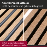 LED Strip Akkustik Paneel Erweiterung 2,4m RGB Schwarz