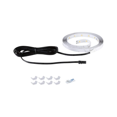 Paulmann LED Strip Akkustik Paneel Erweiterung Erweiterung 2,4m 3000K Schwarz