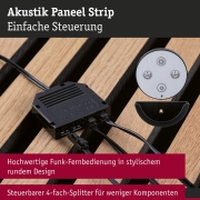LED Strip Akkustik Paneel Erweiterung Erweiterung 2,4m 3000K Schwarz