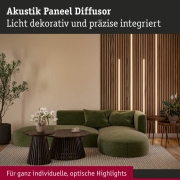 LED Strip Aufbauprofil Diffusor 0,8m Kunststoff Weiß