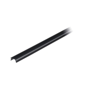 LED Strip Aufbauprofil Diffusor 0,8m Kunststoff Schwarz
