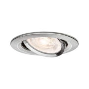 LED Einbauleuchte 3-Step-Dim Nova GU10 Flat schwenkbar 3x4,9W 3x550lm 230V dimmbar 2700K Eisen gebürstet