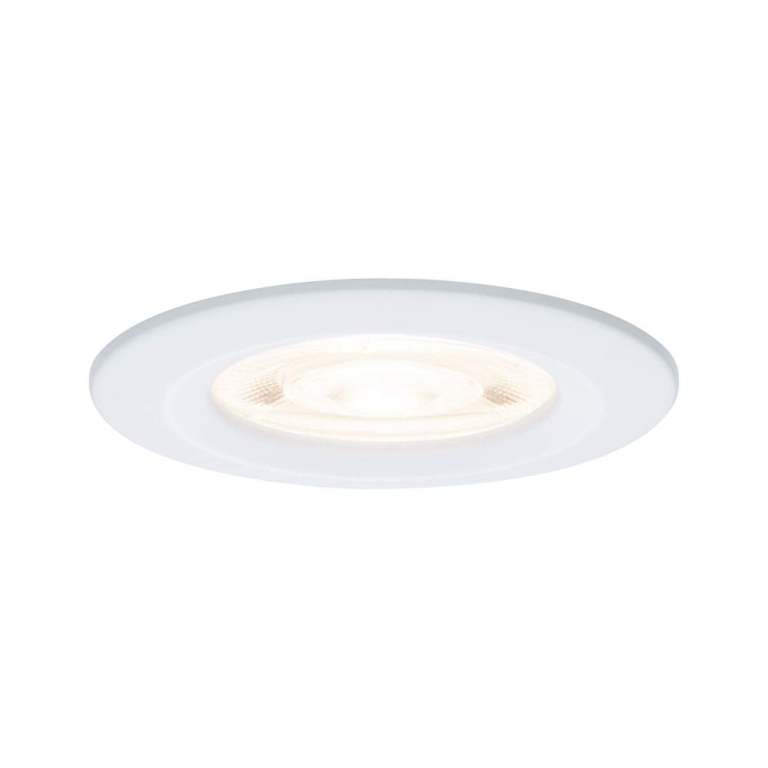 Paulmann LED Einbauleuchte 3-Step-Dim Nova GU10 Flat starr IP44 3x4,9W 3x550lm 230V dimmbar 2700K Weiß matt