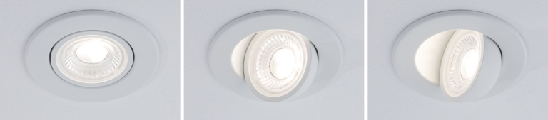 Paulmann LED Einbauleuchte Zina IP65 5W / 8W 685lm / 0lm 230V dimmbar 2700 - 4000K Weiß matt