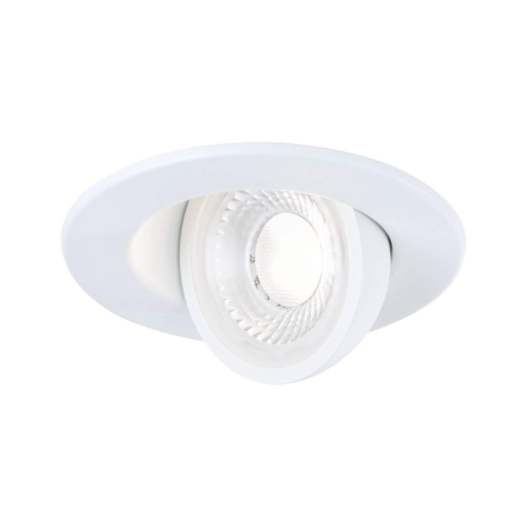 Paulmann LED Einbauleuchte Zina IP65 5W / 8W 685lm / 0lm 230V dimmbar 2700 - 4000K Weiß matt