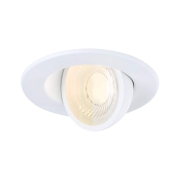 LED Einbauleuchte Zina IP65 5W / 8W 685lm / 0lm 230V dimmbar 2700 - 4000K Weiß matt