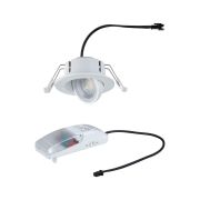 LED Einbauleuchte Zina IP65 5W / 8W 685lm / 0lm 230V dimmbar 2700 - 4000K Weiß matt
