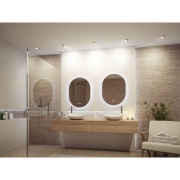 LED Einbauleuchte Zina IP65 5W / 8W 685lm / 0lm 230V dimmbar 2700 - 4000K Weiß matt