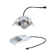 LED Einbauleuchte Zina IP65 5W / 8W 685lm / 0lm 230V dimmbar 2700 - 4000K Eisen gebürstet