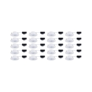 LED Einbauleuchte FixedLED 20er-Set schwenkbar 25° 20x4,8W 20x460lm 230V  3000K Weiß