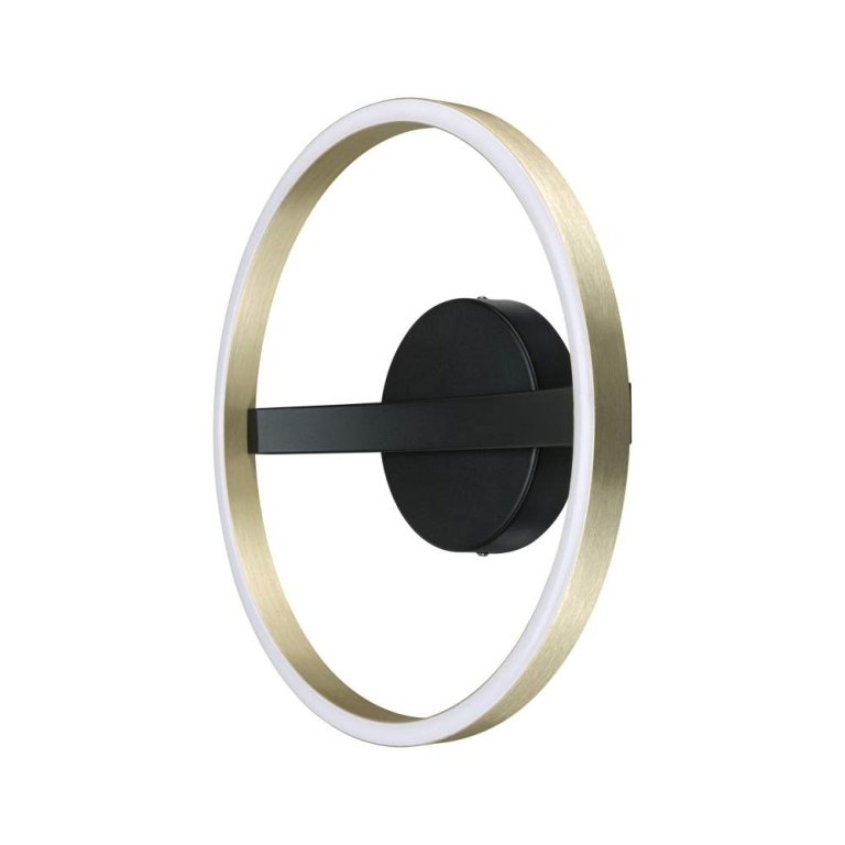 Paulmann LED Deckenleuchte 3-Step-Dim Melira 2700K 1690lm 230V 24W  Schwarz matt, Gold