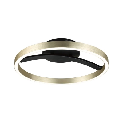 Paulmann LED Deckenleuchte 3-Step-Dim Melira 2700K 1690lm 230V 24W  Schwarz matt, Gold