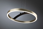 LED Pendelleuchte 3-Step-Dim Melira 2700K 1690lm 24W Schwarz matt, Gold