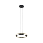 LED Pendelleuchte 3-Step-Dim Melira 2700K 1690lm 24W Schwarz matt, Gold