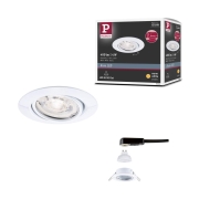 LED Einbauleuchte Base GU10 Flat schwenkbar 4W 400lm 230V  2700K Weiß