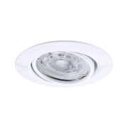 LED Einbauleuchte Base GU10 Flat schwenkbar 4W 400lm 230V  2700K Weiß