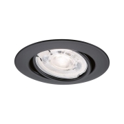 LED Einbauleuchte Base GU10 Flat schwenkbar 3x4W 3x400lm 230V  2700K Schwarz matt