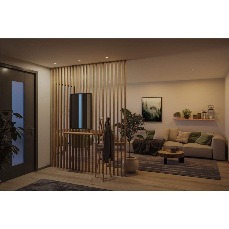 Paulmann LED Einbauleuchte Base GU10 Flat schwenkbar 3x4,9W 3x550lm 230V dimmbar 2700K Weiß