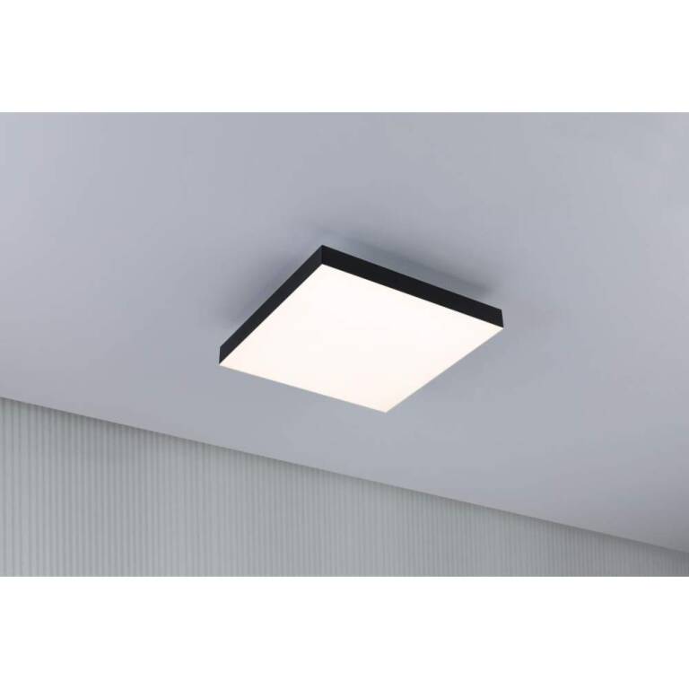 Paulmann LED Panel Loria Rainbow dynamicRGBW   eckig 295x295mm  13,2W 1440lm RGB+ Schwarz dimmbar