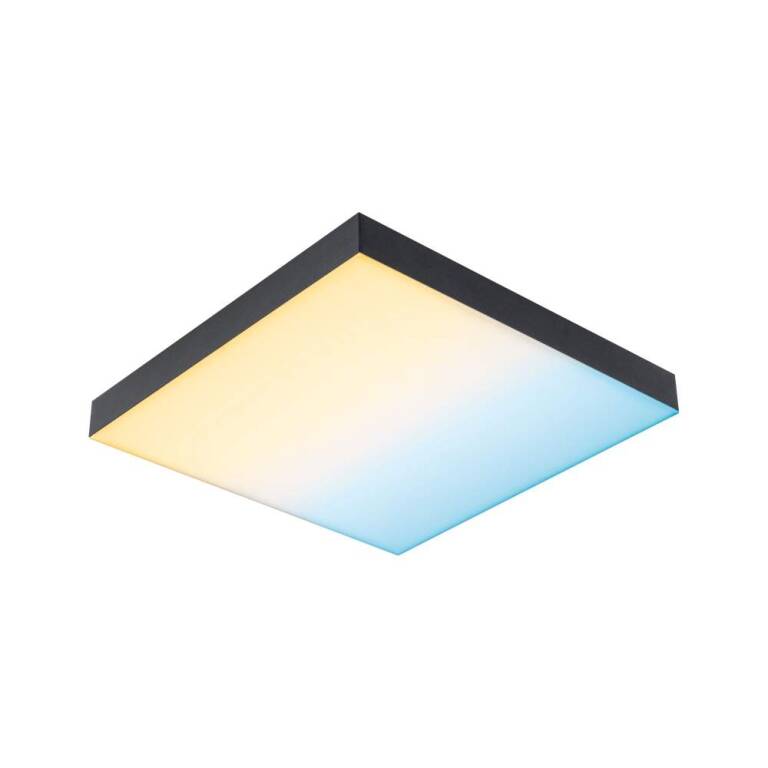 Paulmann LED Panel Loria Rainbow dynamicRGBW   eckig 295x295mm  13,2W 1440lm RGB+ Schwarz dimmbar