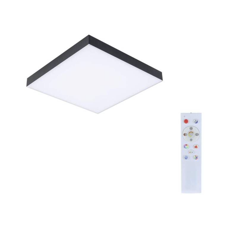 Paulmann LED Panel Loria Rainbow dynamicRGBW   eckig 295x295mm  13,2W 1440lm RGB+ Schwarz dimmbar