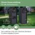Plug & Shine Steckdosensäule Rio inkl. Trafo  IP44 Anthrazit