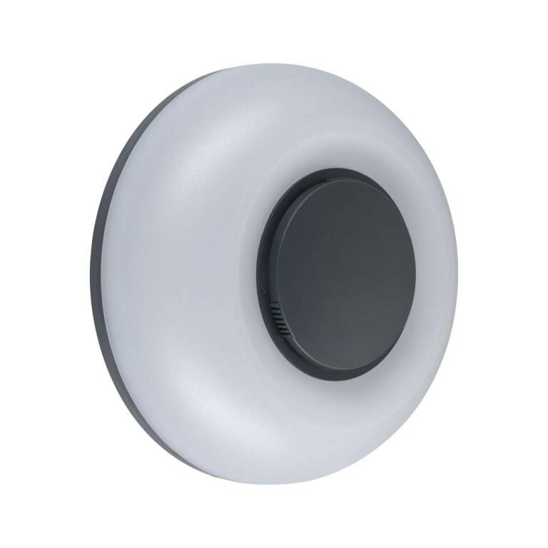Paulmann LED Außenwandleuchte Aureva  IP65 rund 220mm 2200 - 4000K 20,5W 1730lm 230V  Anthrazit, Weiß Polycarbonat