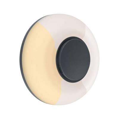 Paulmann LED Außenwandleuchte Aureva  IP65 rund 220mm 2200 - 4000K 20,5W 1730lm 230V  Anthrazit, Weiß Polycarbonat