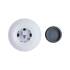 LED Außenwandleuchte Aureva  IP65 rund 220mm 2200 - 4000K 20,5W 1730lm 230V  Anthrazit, Weiß Polycarbonat