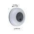 LED Außenwandleuchte Aureva inkl. Bewegungsmelder IP65 rund 220mm 2200 - 4000K 20,5W 1630lm 230V  Anthrazit, Weiß Polycarbonat