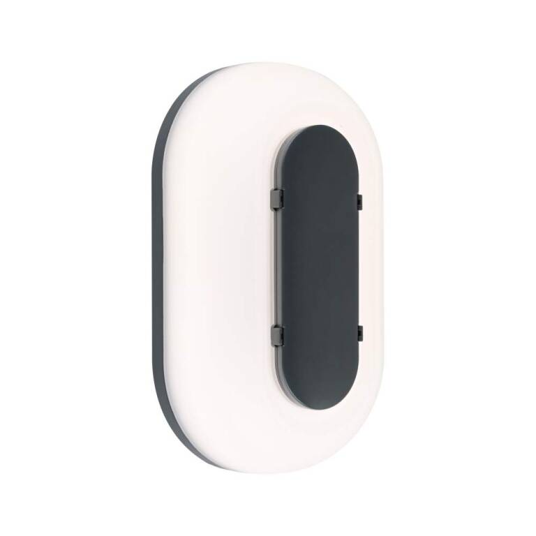 Paulmann LED Außenwandleuchte Elunor IP65 länglich 122x212mm 2200 - 4000K 18,5W 1460lm 230V  Anthrazit, Weiß Polycarbonat