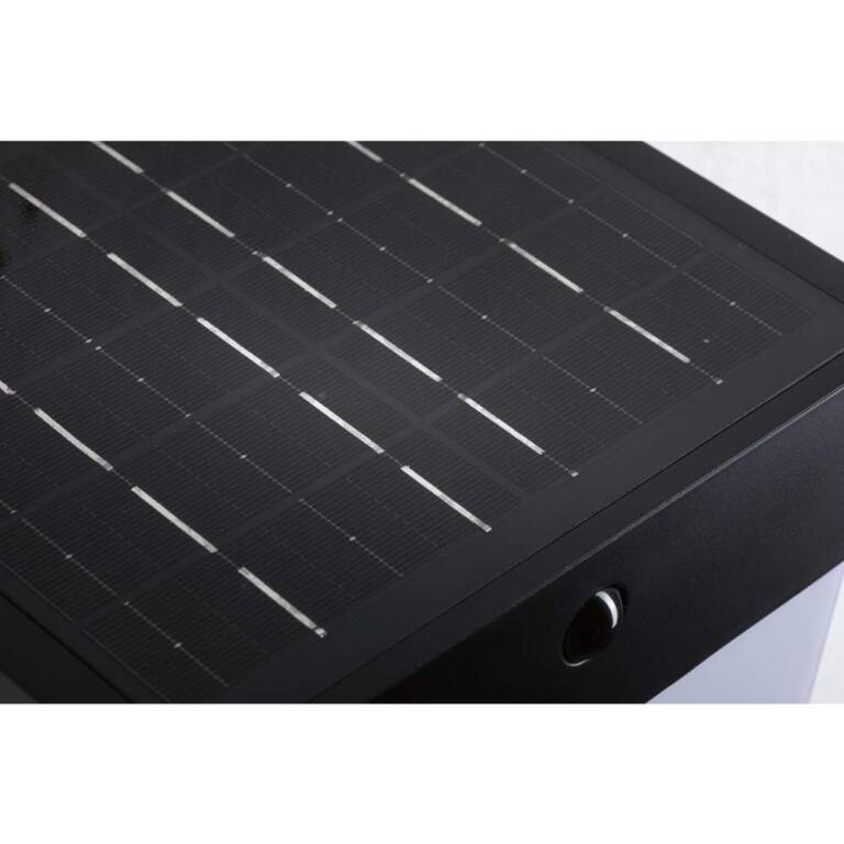 Paulmann Hybrid LED Außenwandleuchte Lioren House 230V + Solar IP44 eckig 170x170mm 3000K 2,3W 230lm 230V Schwarz