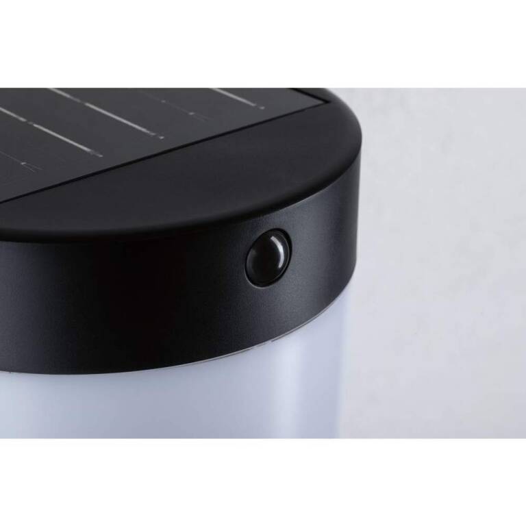 Paulmann Hybrid LED Außenwandleuchte Calyne House 230V + Solar IP44 eckig 145x229mm 3000K 2,3W 230lm 230V Schwarz